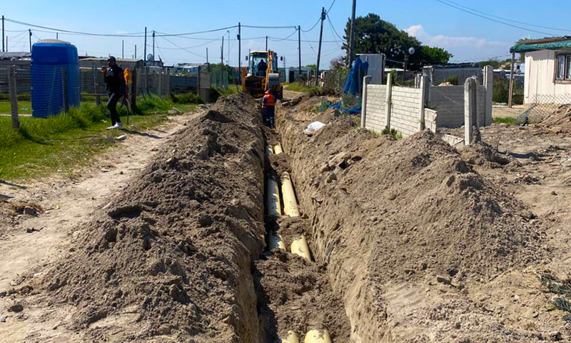 Laying of New Sewer Mains 